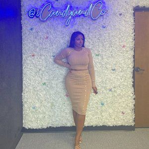 Two Piece Cable Knit Set